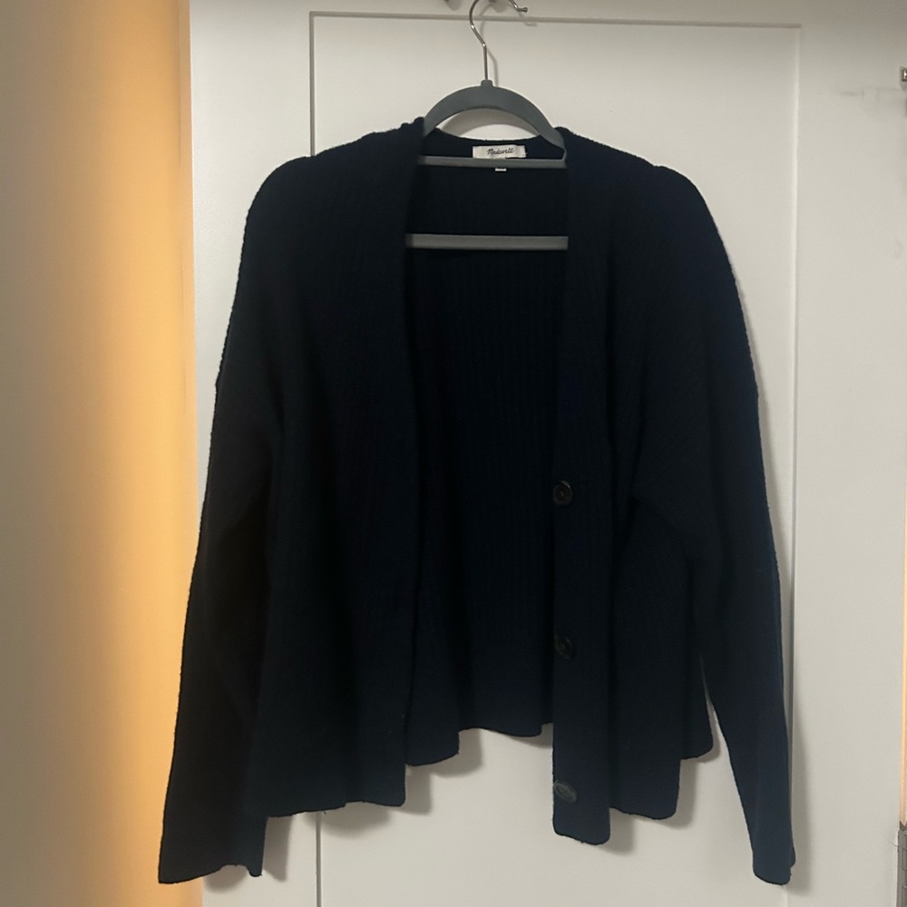 Madewell Navy Cardigan Sweater Size XL